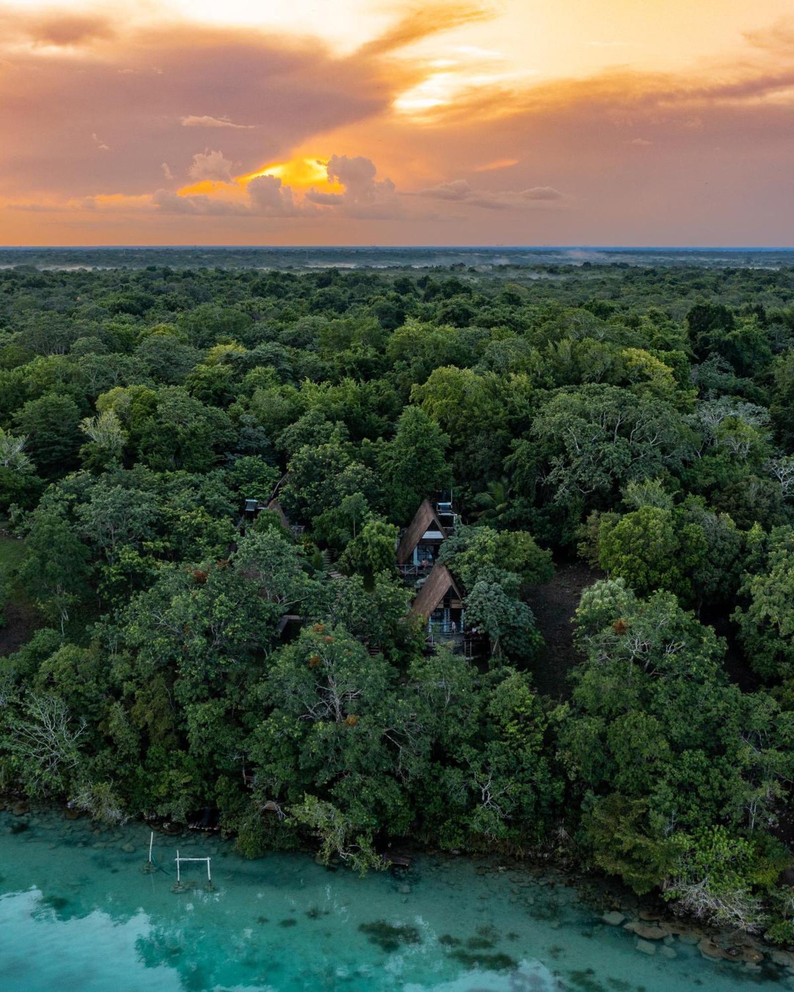 Вилла Azul Nomeolvides Bacalar - Guests Only Экстерьер фото